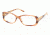 Ralph Lauren Eyeglasses RL6038B with No-Line Progressive Rx Prescription Lenses, Select Frame Color / Lens Diameter Brown Striped Red Frame / 52 mm Prescription Lenses