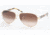Ralph RA 4004 Sunglasses Styles - Gold Brown Gradient Frame, 106-13-5913