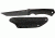 Randall King Desert Enforcer Fixed Knife, CPM-S30V stainless tanto blade, Black micarta handle RK5TB