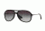 Ray-Ban ALEX F RB4201F Sunglasses 622/8G-59 - Rubber Black Frame, Grey Gradient Dark Grey Lenses