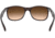 Ray-Ban ANDY RB4202 Sunglasses 607313-55 - Matte Brown Frame, Brown Gradient Lenses