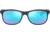 Ray-Ban ANDY RB4202 Sunglasses 615355-55 - Shiny Blue On Matte Top Frame, Green Mirror Blue Lenses