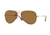 Ray-Ban AVIATOR FLAT METAL RB3513M Sunglasses 149/83-56 - Sand Gold/brown Frame, Polar Brown Lenses