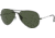 Ray-Ban Aviator Large Metal II Sunglasses RB3026, Black Frame, Crystal Gray Lenses, L2821-6214