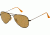 Ray-Ban Aviator Small Metal Sunglasses RB3044 029/53-52 - Matte Gunmetal Frame, Brown Lenses