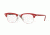 Ray-Ban Clubmaster Eyeglasses RX5154 with Rx Prescription Lenses 5651-49 - Red On Texture Camuflage Frame