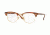 Ray-Ban Clubmaster Eyeglasses RX5154 with Rx Prescription Lenses 5751-51 - Brown/beige Stripped Frame