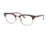Ray-Ban Clubmaster Eyeglasses, 49mm, Top Brown On Opal Pink, RX5154-5886-49-SV