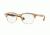 Ray-Ban CLUBMASTER RX5154M Eyeglass Frames 5558-51 - Maple Rubber Brown Frame