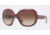 Ray-Ban Jackie OHH II Sunglasses RB4098 601013-6014 - Bordeaux Frame, Brown Gradient Lenses