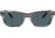 Ray-Ban Mr Burbank RB2283 Sunglasses, Blue Lenses, Striped Gray, 55, RB2283-1314R5-55