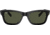 Ray-Ban Mr Burbank RB2283 Sunglasses, Green Lenses, Black, 55, RB2283-901-31-55