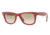 Ray-Ban Original Wayfarer Sunglasses RB2140 109151-5022 - Top Red On Texture Tiped Crystal Frame, Brown Gradient Lenses