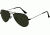 Ray-Ban RB 3044 Small Aviator Sunglasses, Black Frame, Crystal Gray Lenses, L2848-5200