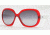 Ray-Ban RB 4098 Sunglasses Styles - Shiny Red Transparent Frame / Gray Gradient Lenses, 740-8G-6014