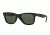 Ray-Ban RB2140F Single Vision Prescription Sunglasses RB2140F-1184-54 - Lens Diameter 54 mm, Frame Color Black Effect Aged