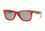 Ray-Ban RB2140F Single Vision Prescription Sunglasses, 54mm, Red/Tortoise, RB2140F-1243P2-54-SV