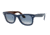 Ray-Ban RB2140F Single Vision Prescription Sunglasses, 52mm, Blue, RB2140F-12783F-52-SV