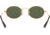 Ray-Ban RB3547N Sunglasses 001-51 - Gold Frame, Green Lenses
