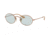 Ray-Ban RB3547N Sunglasses 91310Y-51 - Copper Frame, Evolve Light Blue Lenses