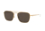 Ray-Ban RB3588 Single Vision Prescription Sunglasses, 55mm, Gold, RB3588-901373-55-SV