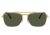 Ray-Ban RB3636 New Caravan Sunglasses, Legend Gold Frame, Green Lens, 55, RB3636-919631-55