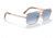 Ray-Ban RB3636 New Caravan Sunglasses, Rose Gold Frame, Clear Gradient Blue Lens, 55, RB3636-92023F-55