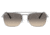 Ray-Ban RB3636 New Caravan Sunglasses, Silver Frame, Clear Gradient Grey Lens, 55, RB3636-003-32-55