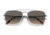 Ray-Ban RB3636 New Caravan Sunglasses, Silver Frame, Clear Gradient Grey Lens, 55, RB3636-003-32-55