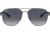 Ray-Ban RB3683 Sunglasses, Blue Gradient Polarized Lenses, Gunmetal, 56, RB3683-004-78-56