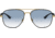 Ray-Ban RB3683 Sunglasses, Clear Gradient Blue Lenses, Black On Arista, 56, RB3683-90003F-56
