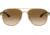 Ray-Ban RB3683 Sunglasses, Clear Gradient Brown Lenses, Arista, 56, RB3683-001-51-56