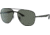 Ray-Ban RB3683 Sunglasses, Polarized Green Lenses, Black, 56, RB3683-002-58-56
