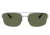 Ray-Ban RB3687 Sunglasses - Mens, Gunmetal Frame, Green Lens, Polarized, 58, RB3687-004-58-58