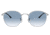 Ray-Ban RB3772 Rob Sunglasses, Silver Frame, Clear Gradient Blue Lens, 54, RB3772-003-3F-54