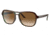 Ray-Ban RB4356 State Side Sunglasses, Brown On Green Frame, Clear Gradient Brown Lens, 58, RB4356-660451-58