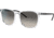Ray-Ban RB4387 Sunglasses, Grey Gradient Lenses, Transparent, 56, RB4387-647711-56