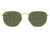 Ray-Ban RB8148 Hexagonal Sunglasses, Legend Gold, Green Lens, Polarized, 51, RB8148-921658-51