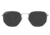 Ray-Ban RB8148 Hexagonal Sunglasses, Silver Frame, Black Lens, Polarized, 51, RB8148-920948-51