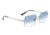 Ray-Ban RECTANGLE RB1969 Sunglasses 91493F-54 - , Clear Gradient Blue Lenses