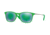 Ray-Ban RJ9061S Sunglasses 70073R-49 - Green Fluo Trasp Rubber Frame, Light Green Mirror Green Lenses