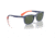 Ray-Ban RJ9076S Sunglasses - Kid's, Transp Blue On Rubber Orange Frame, Dark Green Lens, 49, RJ9076S-712471-49