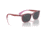 Ray-Ban RJ9076S Sunglasses - Kids, Transp Pink On Rubber Pink Frame, Dark Grey Lens, 49, RJ9076S-712587-49