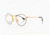 Ray-Ban ROUND METAL RX3447V Eyeglass Frames 2500-50 - Gold Frame