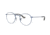Ray-Ban ROUND METAL RX3447V Eyeglass Frames 3071-47 - Sand Trasparent Blu