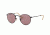 Ray-Ban Round Metal Sunglasses - Men's, Black Frame, Violet 53 mm Lenses, RB3447-9066Z0-53