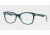 Ray-Ban RX5285 Eyeglass Frames 5763-53 - Top Turquoise On Trasparent Frame
