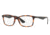 Ray-Ban RX7047 Bifocal Prescription Eyeglasses, 56mm, Red Havana, RX7047-5847-56-BI