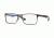 Ray-Ban RX8415 Eyeglass Frames 2862-55 - Top Brusched Brown On Gunmetal Frame