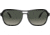 Ray-Ban State Side RB4356 Sunglasses, Grey Gradient Lenses, Black Transparent Black, 58, RB4356-654571-58